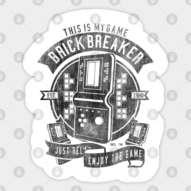 Brick Breaker Sticker by drewbacca